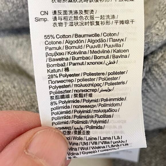 Esprit Pullover Sweatshirt Sweater Men’s L | Gray Soft Fleece Casual | EUC - Picture 9 of 14